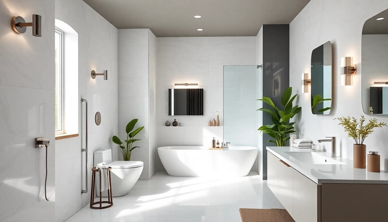 Optimale Badezimmerlösungen mit sonni sanitär Produkten für stilvolles Design.