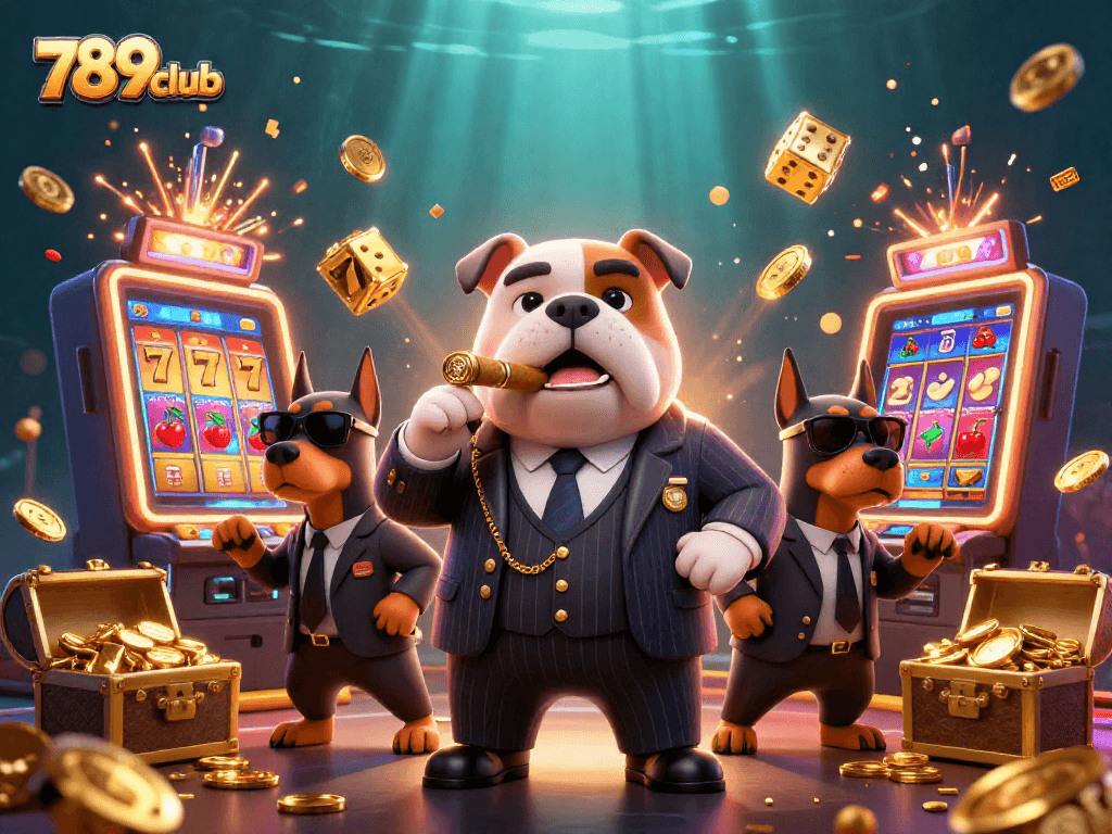 Experience the thrilling world of 789club with vibrant characters and slot games exploding with excitement.
