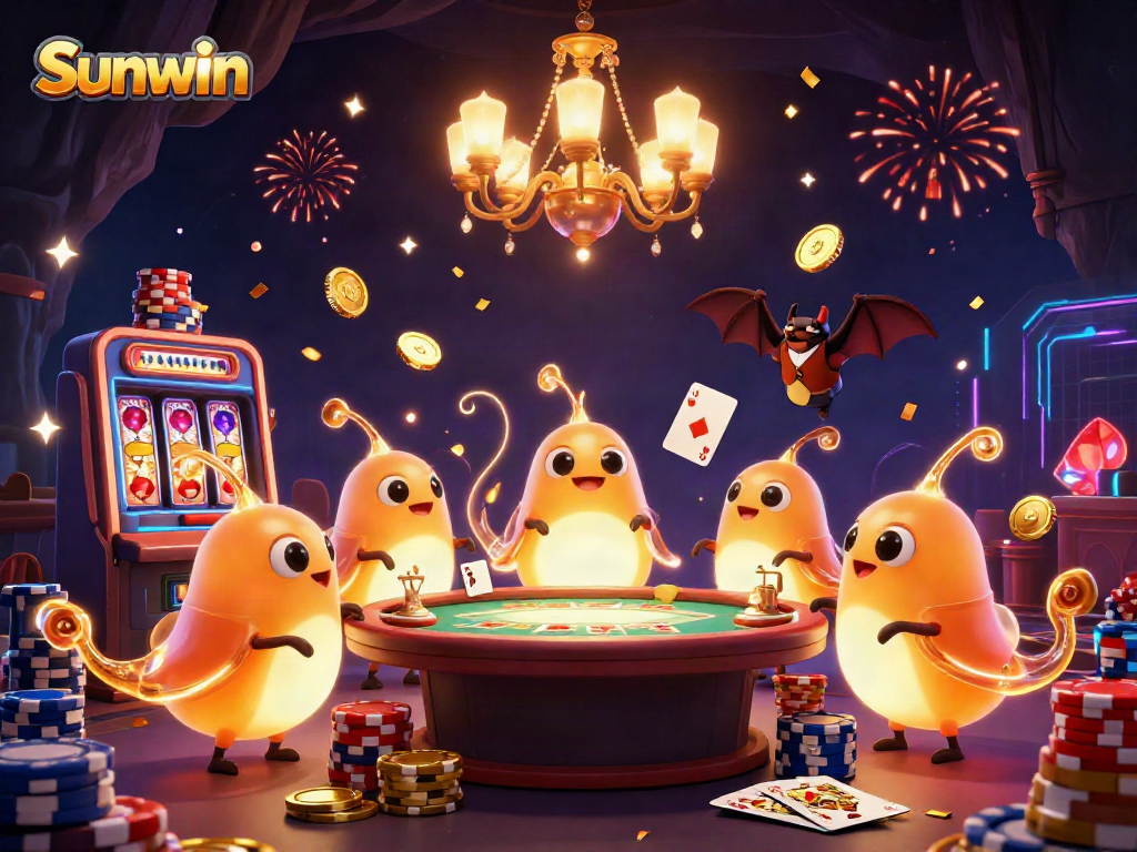 Join the excitement at Sunwin casino with vibrant glowworms and dazzling games.