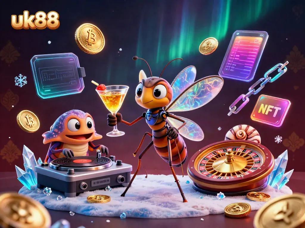 Experience the vibrant world of uk88 with a 3D casino mascot and thrilling gaming elements.