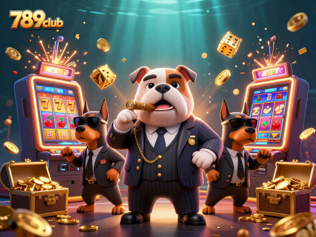 Experience the thrilling world of 789club with vibrant characters and slot games exploding with excitement.