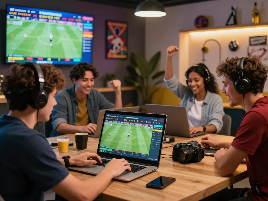 Exciting sports betting experience at thể thao Goal123 with players engaging in live betting.