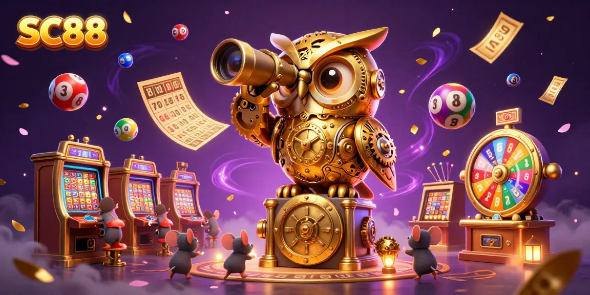 Experience the excitement of SC88's dynamic casino environment with a vibrant illustration.