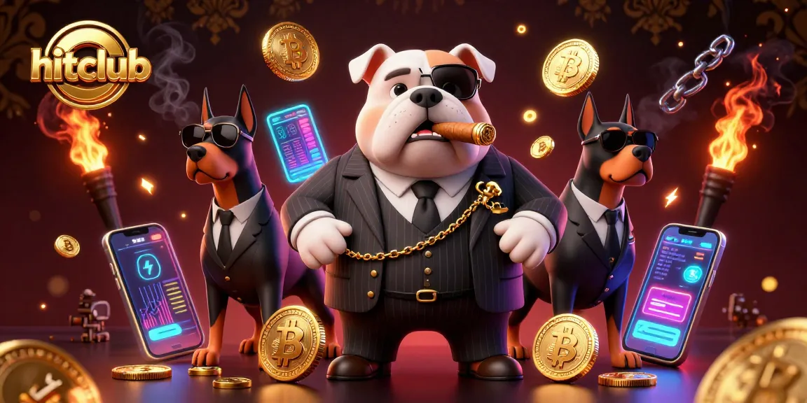 Hitclub brings high-stakes action with a bulldog mafia boss and Bitcoin coins.