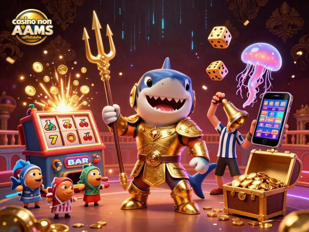Gioca nei migliori casino non AAMS affidabile, con simboli di slot e trionfi d'azzardo.