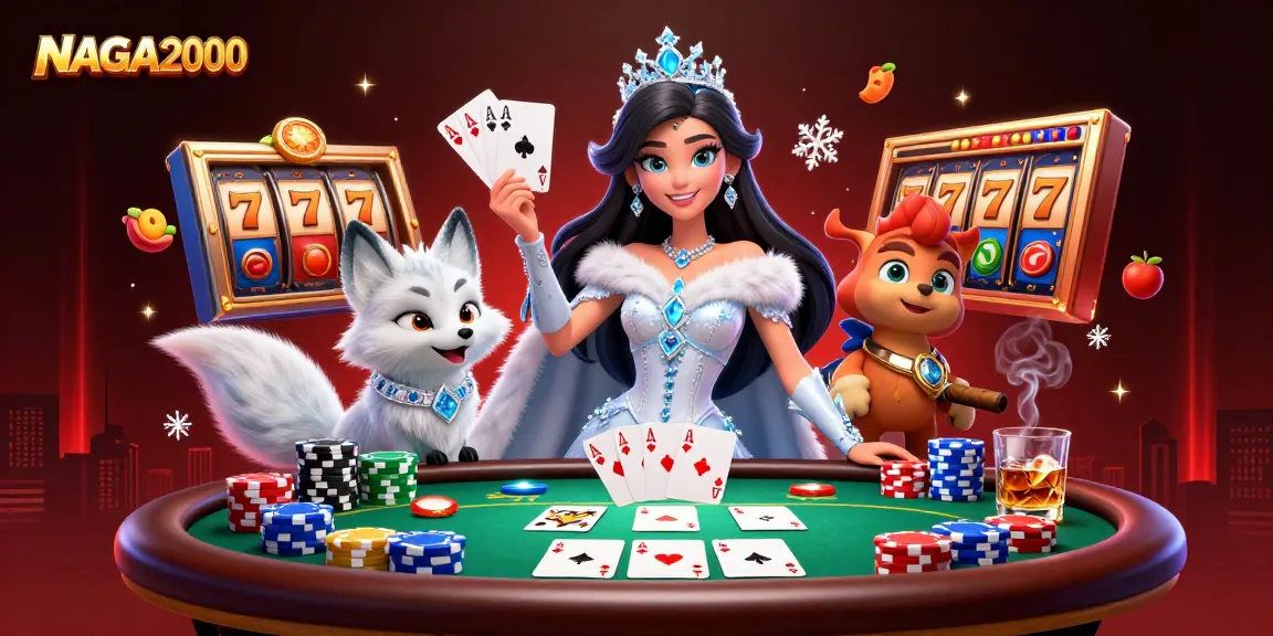 Rasakan kemenangan di NAGA2000 dengan suasana 3D yang memukau dari keseruan poker dan elemen glamor.