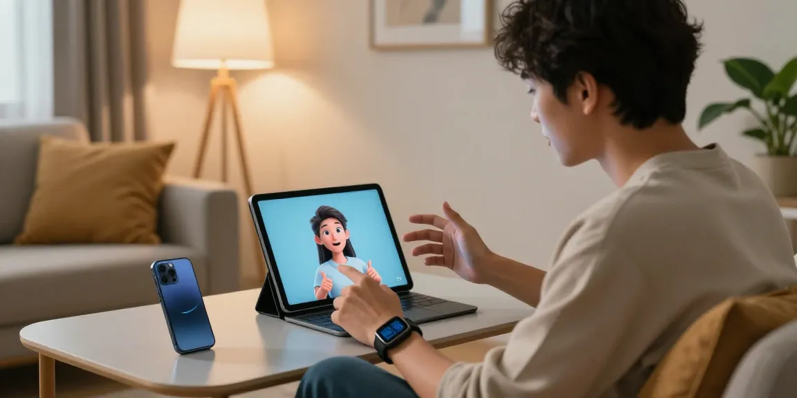 Engaging character AI nsfw chat scene in a cozy living room.