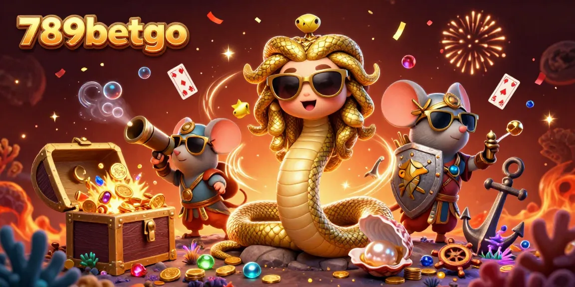Engage with 789betgo’s dynamic casino experience featuring Medusa and vibrant underwater treasures.