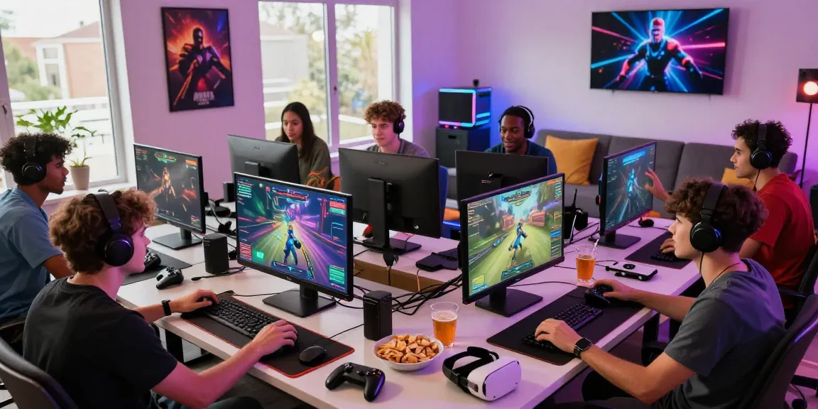 Interactive gaming session with friends enjoying hm88 multiplayer competition in a vibrant living room.