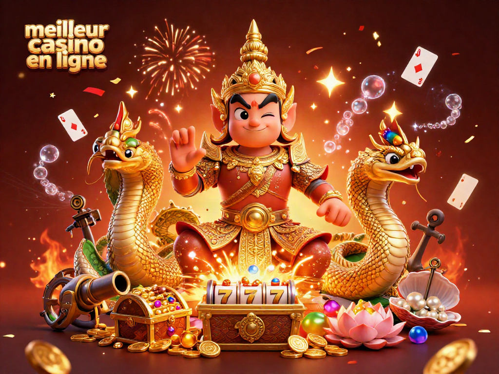 Découvrez les jeux passionnants du meilleur casino en ligne avec des gardiens en armure dorée.