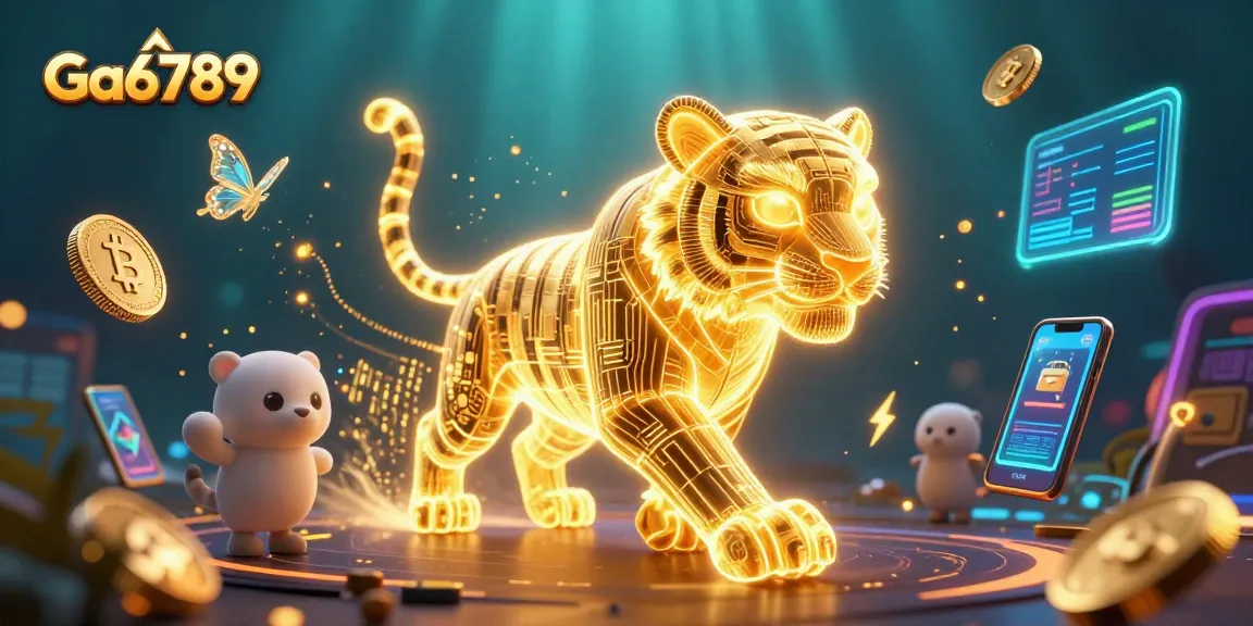 Engage with the thrilling world of Ga6789 where a neon-tiger leads the digital casino adventure.