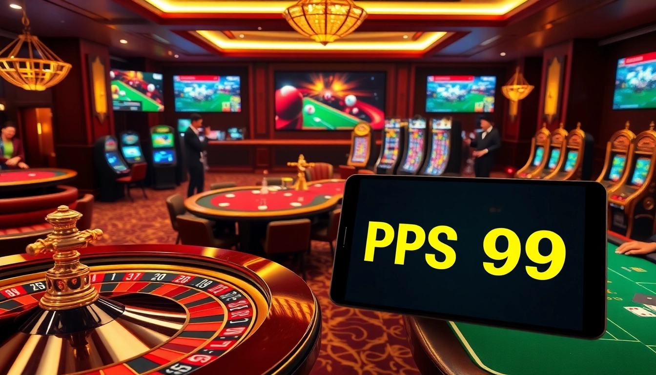 Gamble at PS 99 online casino with players enjoying casino games and sports betting.