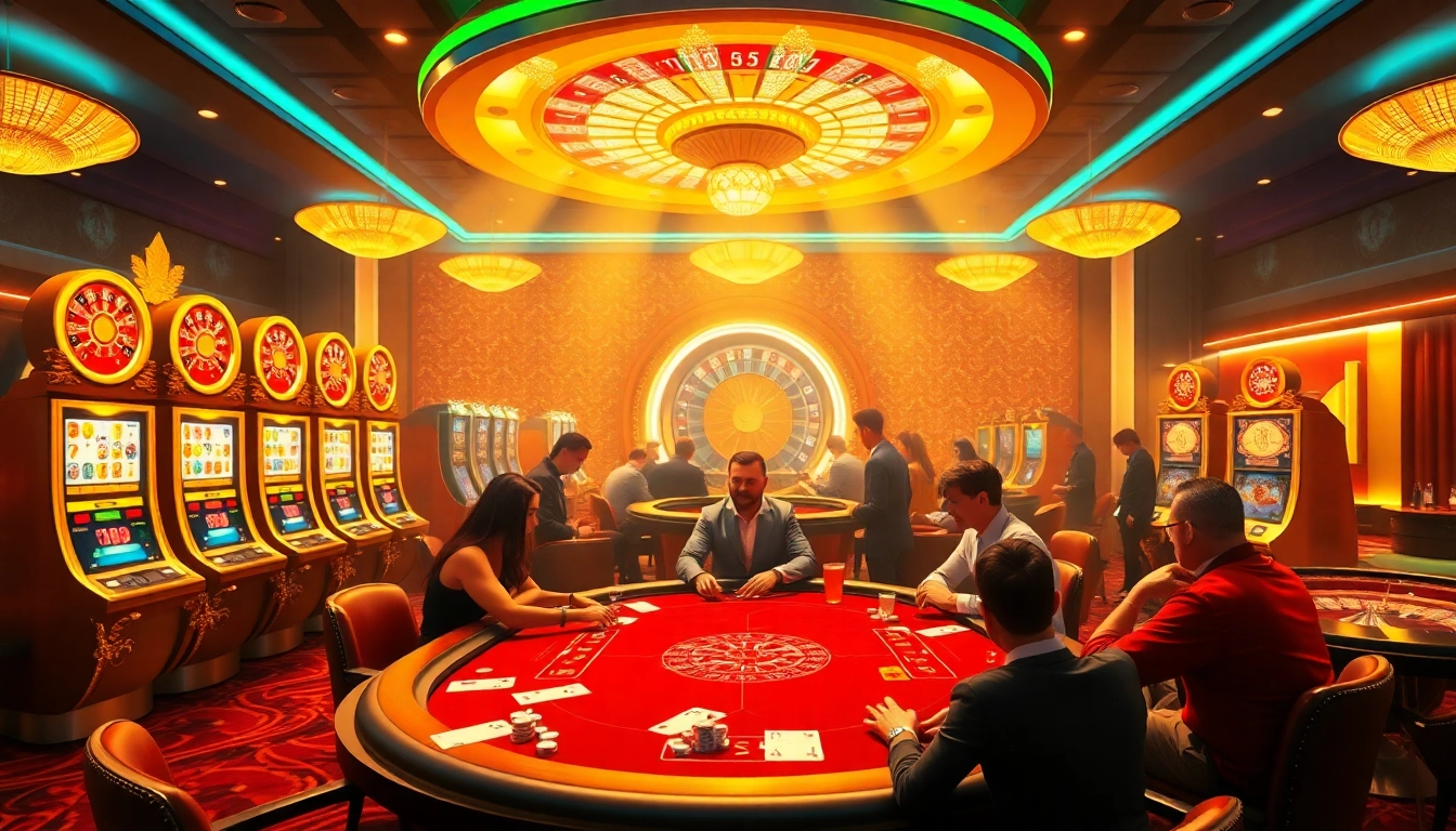 Experience the thrill of winning at Haywin's exciting casino tables, featuring vibrant games and lively atmospheres.