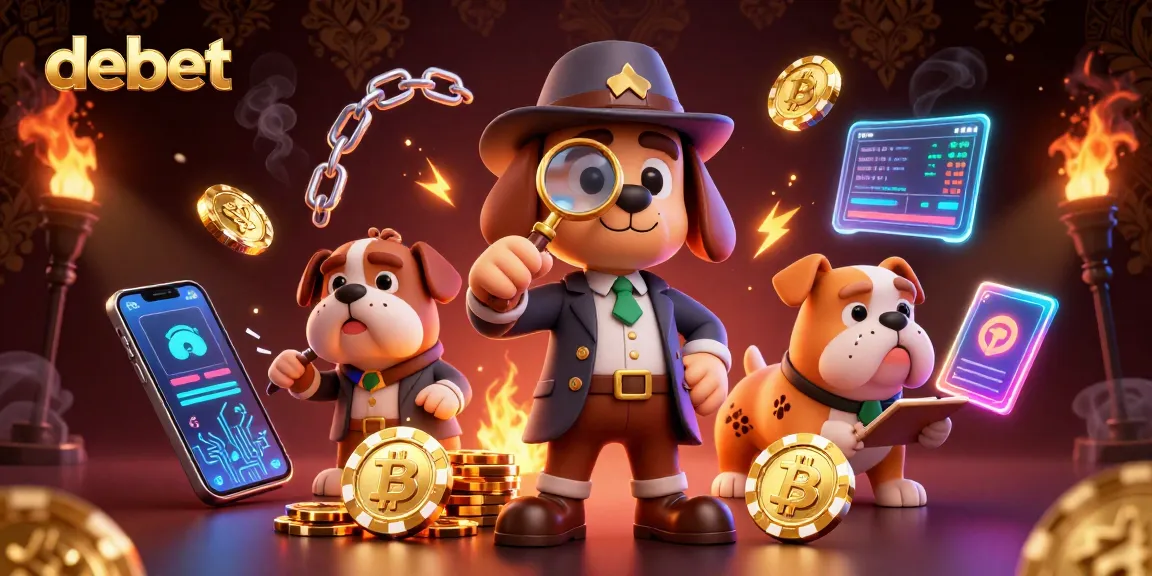 Engage with debet to uncover exciting poker chip clues in this vibrant, detailed illustration.
