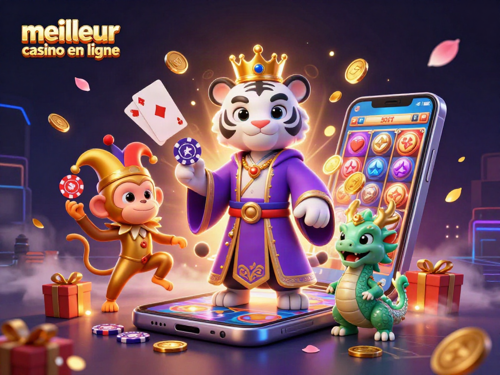 Jouez au meilleur casino en ligne avec des personnages 3D captivants et des éléments de jeu dynamiques.